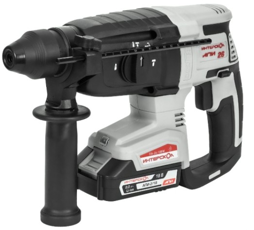 Перфоратор аккумуляторный ИНТЕРСКОЛ ПА-26/18ВМ бесщеточный 2 2,0ач, зу [731.2.2.70]