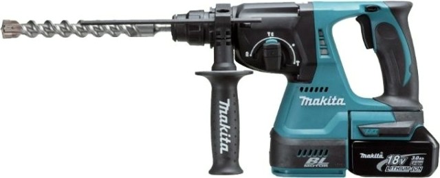 Перфоратор аккумуляторный MAKITA DHR242RFE бесщеточный Перфоратор аккумуляторный MAKITA DHR242RFE бесщеточный