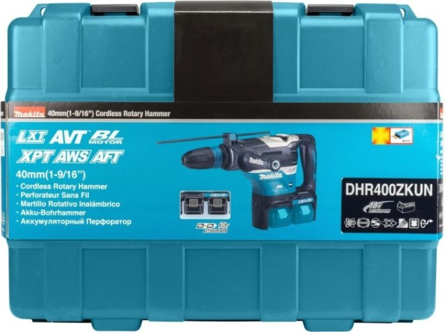 Перфоратор аккумуляторный MAKITA DHR400ZKUN бесщеточный, без АКБ и ЗУ Перфоратор аккумуляторный MAKITA DHR400ZKUN бесщеточный, без АКБ и ЗУ