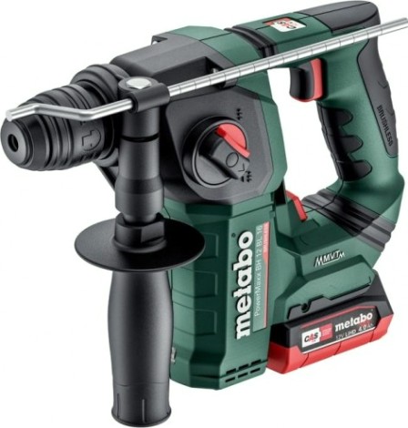 Перфоратор аккумуляторный METABO PowerMaxx BH 12 BL 16 2х4.0 Ач LiHD [600207800]