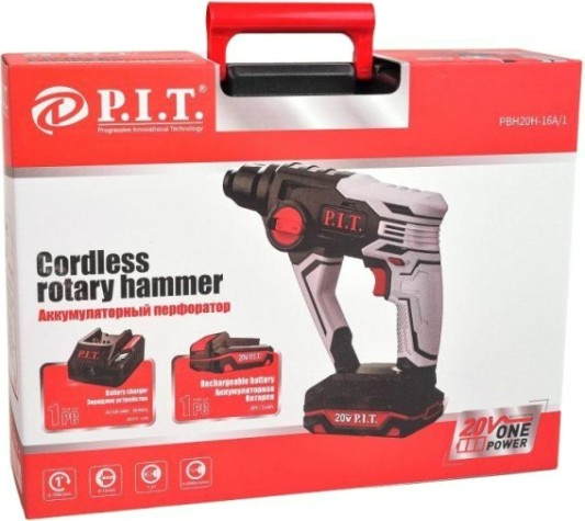 Перфоратор аккумуляторный P.i.t. PBH20H-16A/1 Перфоратор аккумуляторный P.i.t. PBH20H-16A/1