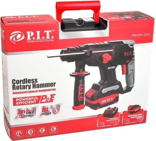 Перфоратор аккумуляторный P.i.t. PBH20H-22A/1 бесщеточный Перфоратор аккумуляторный P.i.t. PBH20H-22A/1 бесщеточный