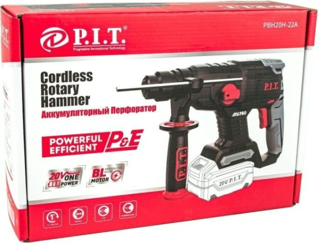 Перфоратор аккумуляторный P.i.t. PBH20H-22A бесщеточный solo Перфоратор аккумуляторный P.i.t. PBH20H-22A бесщеточный solo