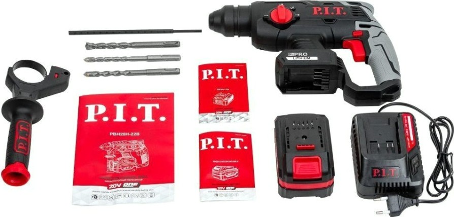 Перфоратор аккумуляторный P.i.t. PBH20H-22B/1 бесщеточный Перфоратор аккумуляторный P.i.t. PBH20H-22B/1 бесщеточный