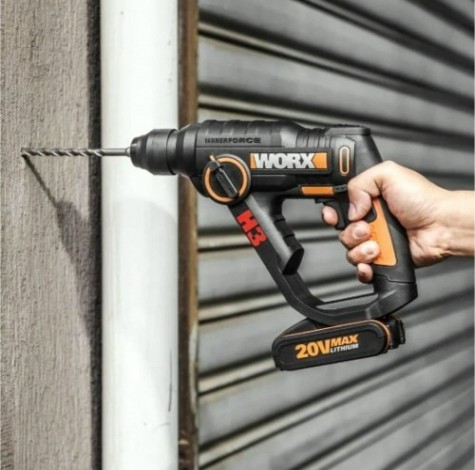 Перфоратор аккумуляторный Worx WX390.9 H3 без АКБ и ЗУ [WX390.9]