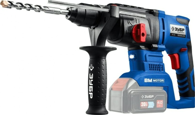 Перфоратор аккумуляторный ЗУБР PB-260 бесщеточный без АКБ и ЗУ Профессионал Перфоратор аккумуляторный ЗУБР PB-260 бесщеточный без АКБ и ЗУ Профессионал