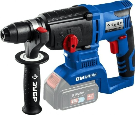 Перфоратор аккумуляторный ЗУБР PB-260 бесщеточный без АКБ и ЗУ Профессионал Перфоратор аккумуляторный ЗУБР PB-260 бесщеточный без АКБ и ЗУ Профессионал