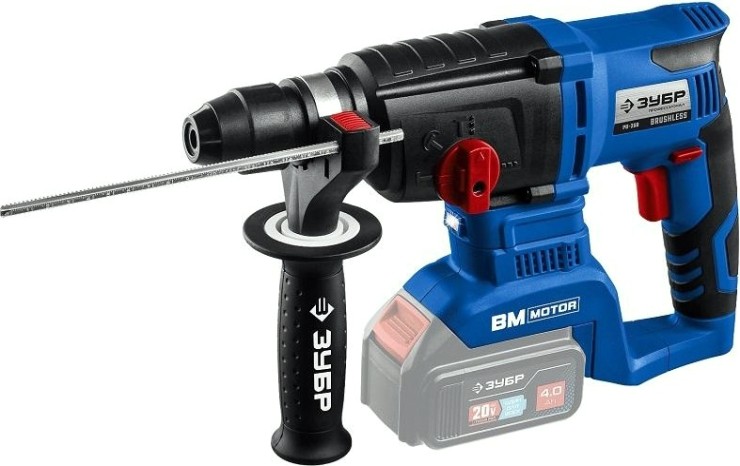 Перфоратор аккумуляторный ЗУБР PB-260 бесщеточный без АКБ и ЗУ Профессионал Перфоратор аккумуляторный ЗУБР PB-260 бесщеточный без АКБ и ЗУ Профессионал