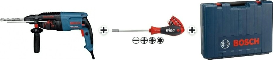 Перфоратор BOSCH GBH 2-26 DRE [0615990K00] отвертка Wiha