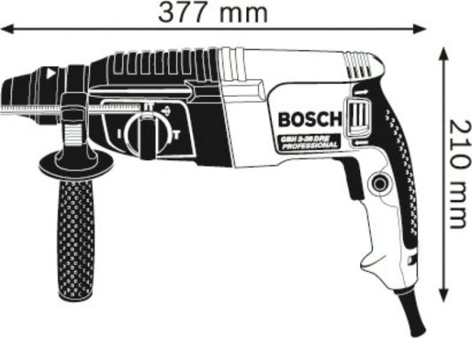 Перфоратор BOSCH GBH 2-26 DRE [0615990K00] отвертка Wiha