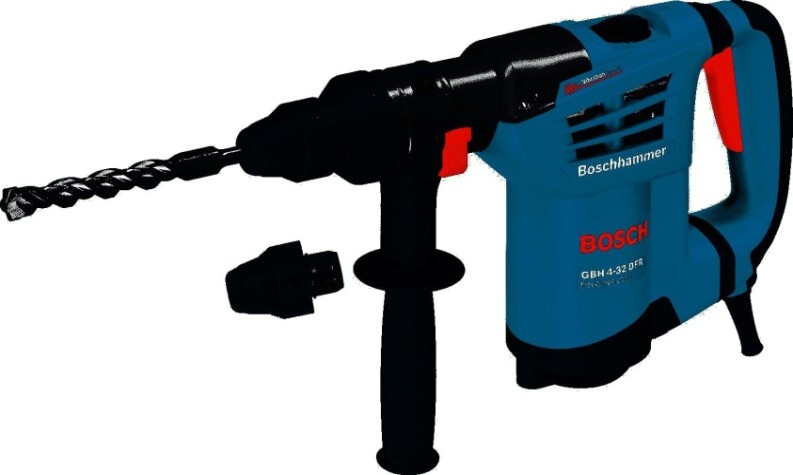 Перфоратор BOSCH GBH 4-32 DFR [0615990J70] набор Gedore