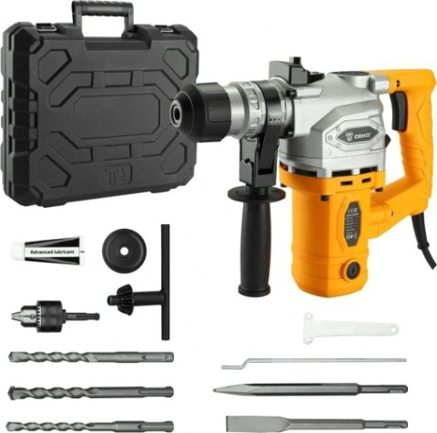 Перфоратор DEKO DKH1000W с набором из 5 буров sds+ и патроном ch01 [063-4224]