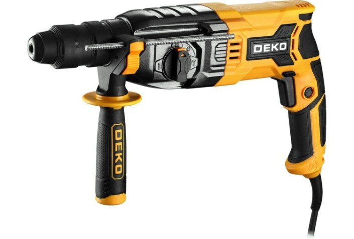 Перфоратор DEKO DKH1250W сетевой, доп. патрон, в кейсе, 1250 Вт [063-4366]