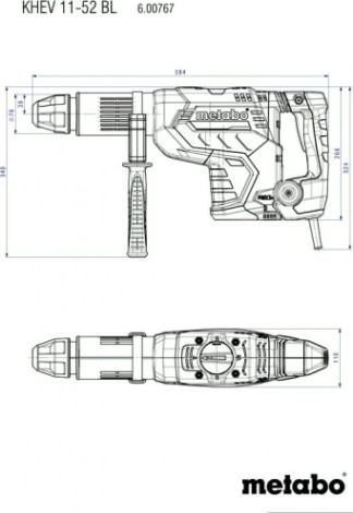 Перфоратор METABO KHEV 11-52 BL бесщеточный [600767500]