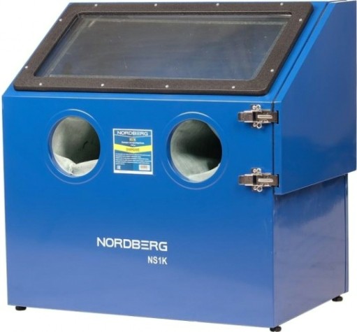 Пескоструйная камера NORDBERG NS1K настольная, боковая загрузка 110 л [ЦБ-00012192]