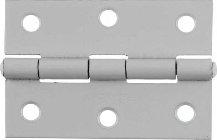 Петля дверная STAYER MASTER универсальная, белый, 75мм [37611-75-2]