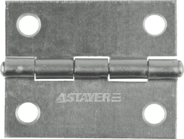 Петля дверная STAYER MASTER универсальная, цвет белый цинк, 50мм [37611-50-1]