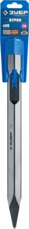 Пика шестигранная ЗУБР 400 мм HEX 28 БУРАН [29372-00-400]