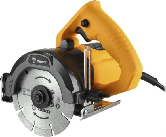 Пила алмазная сетевая DEKO DKCS1400 с подачей воды [063-4355]