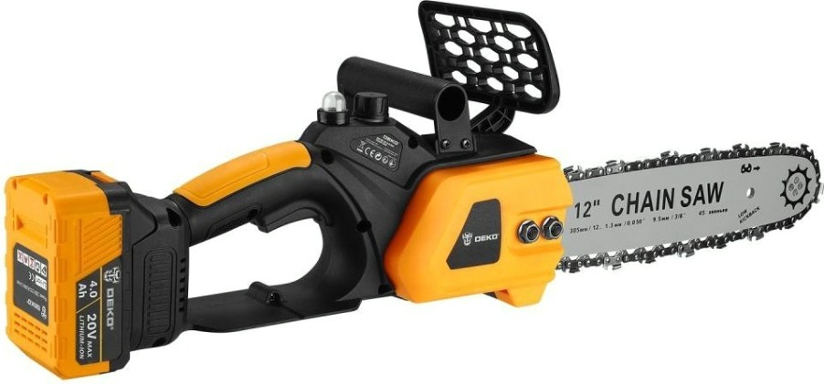 Пила цепная аккумуляторная DEKO DKCHS 20 2x4.0Ah [063-4356]