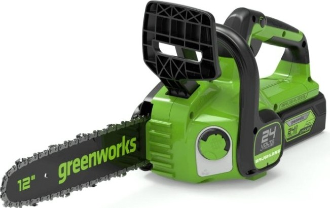 Пила цепная аккумуляторная GREENWORKS GD24CS30K4 [2007007UB]