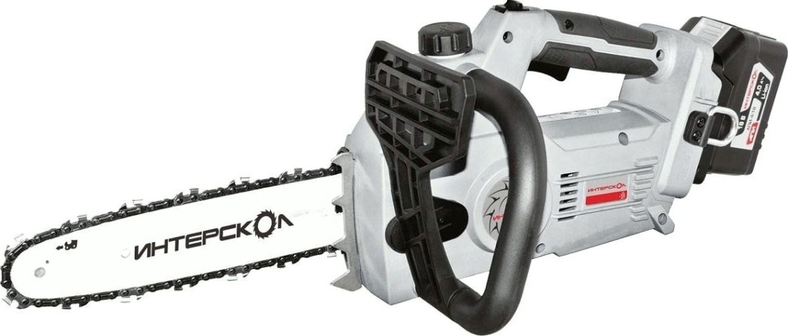Пила цепная аккумуляторная ИНТЕРСКОЛ ПЦА-10/18В бесщеточная [696.4.1.70]