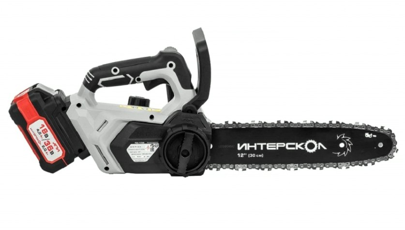Пила цепная аккумуляторная ИНТЕРСКОЛ ПЦА-12/36В бесщеточная [824.2.2.70]