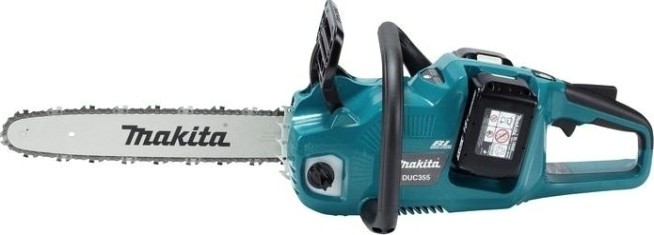 Пила цепная аккумуляторная MAKITA DUC355PT2 2х18в, 14"/35см, 3/8", 1,1мм
