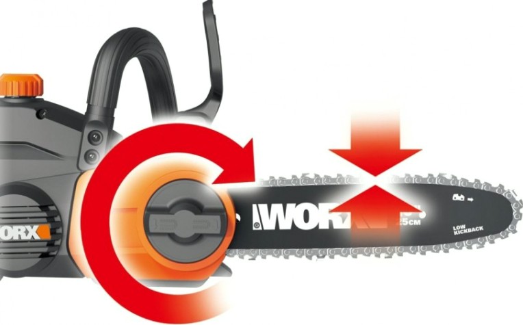Пила цепная аккумуляторная Worx WG322E