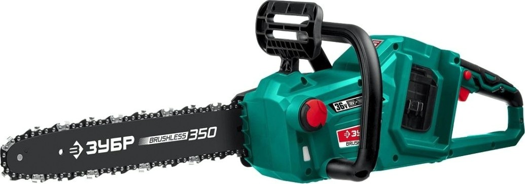 Пила цепная аккумуляторная ЗУБР ПЦЛ-3635 бесщеточная, без АКБ и ЗУ