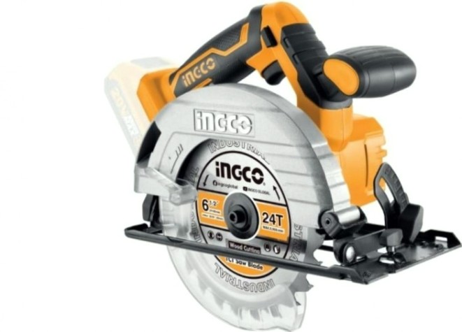 Пила циркулярная аккумуляторная INGCO CSLI1651 Li-Ion