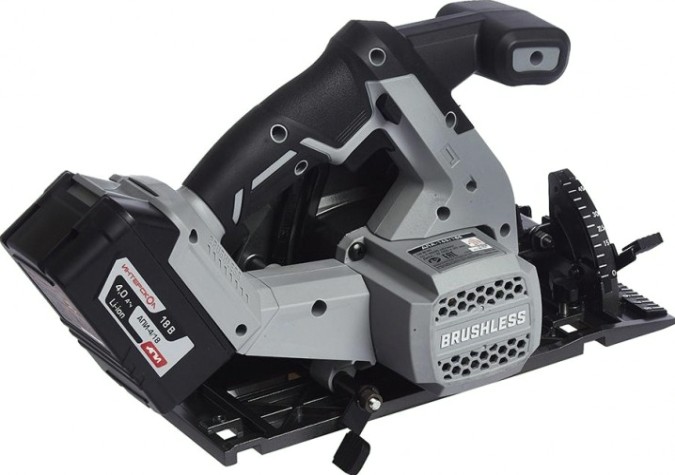 Пила циркулярная аккумуляторная ИНТЕРСКОЛ ДПА-165/18В (1х4.0 Ач) [577.4.1.70]