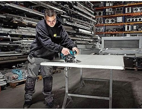 Пила циркулярная аккумуляторная MAKITA DCS 551 RMJ с бесщеточным двигателем [DCS551RMJ]