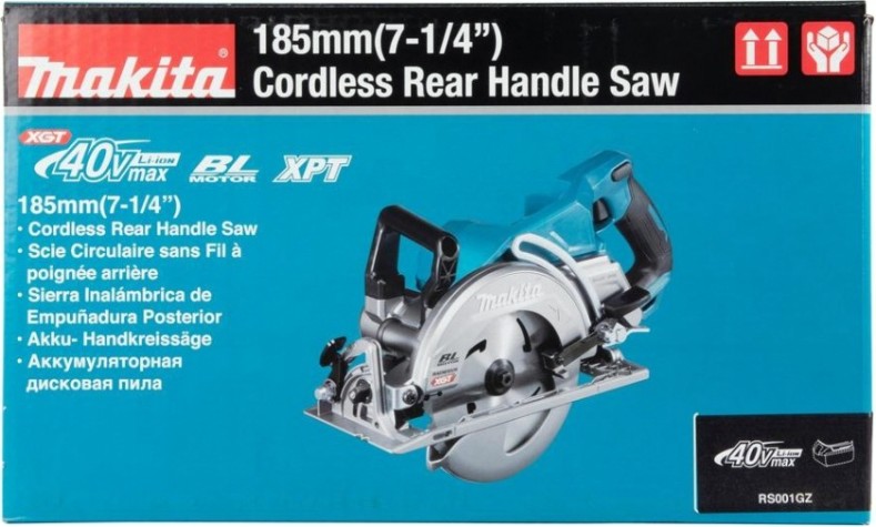 Пила циркулярная аккумуляторная MAKITA RS 001 GZ без АКБ и ЗУ [RS001GZ]
