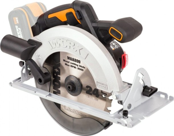 Пила циркулярная аккумуляторная Worx WX520.9 без АКБ и ЗУ бесщеточная [WX520.9]