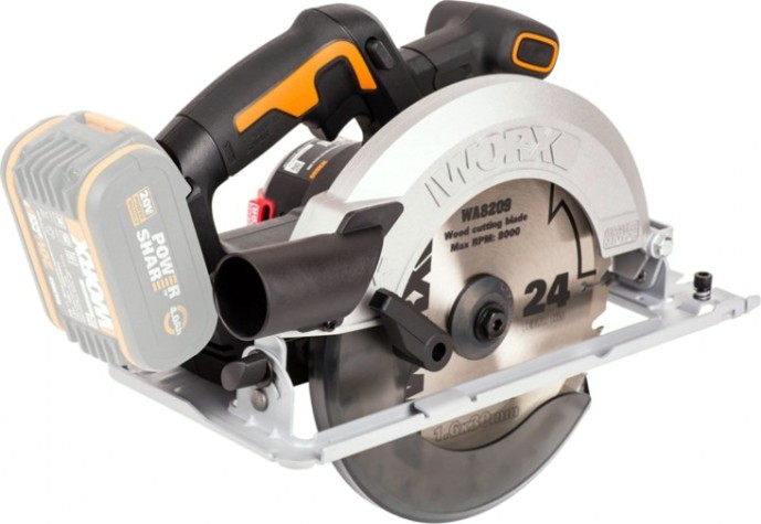 Пила циркулярная аккумуляторная Worx WX520.9 без АКБ и ЗУ бесщеточная [WX520.9]
