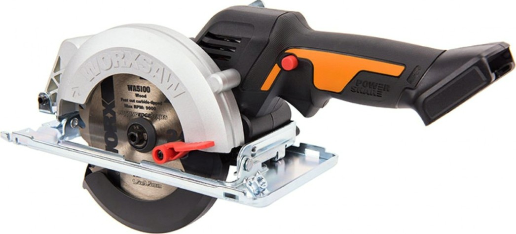 Пила циркулярная аккумуляторная Worx WX531.9 worxsaw без АКБ и ЗУ мини-пила, бесщеточная [WX531.9]