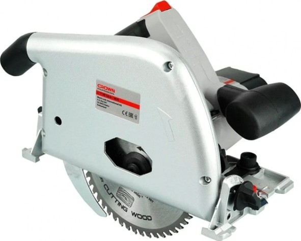 Пила циркулярная сетевая Crown CT15134-165 (с направляющей шиной) [CT15134-165 (222143)]