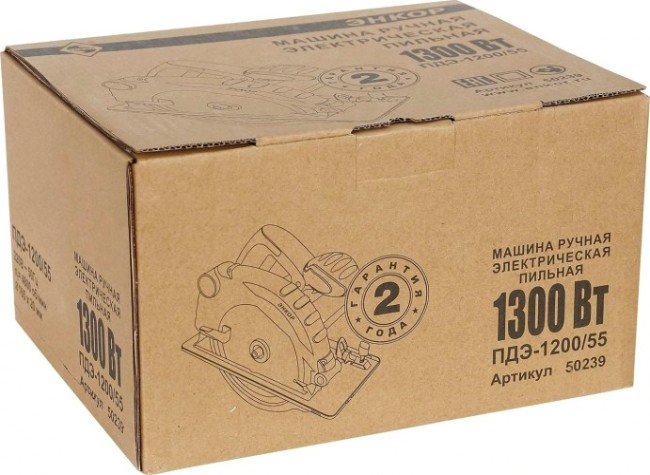 Пила циркулярная сетевая ЭНКОР ПДЭ-1200/55 [50239]