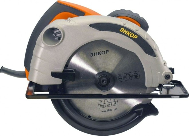 Пила циркулярная сетевая ЭНКОР ПДЭ-1500/65 [50245]