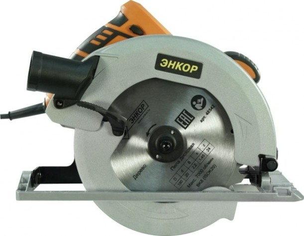 Пила циркулярная сетевая ЭНКОР ПДЭ-1500/67Э [50243]