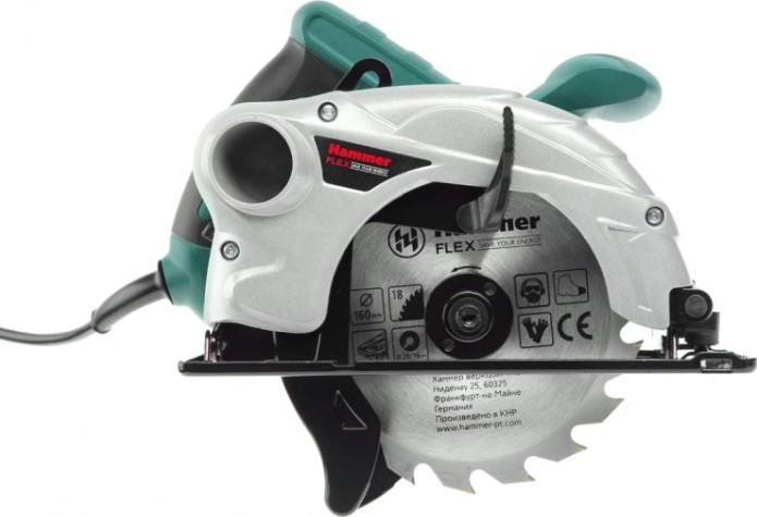 Пила циркулярная сетевая Hammer CRP1300D [140-015]