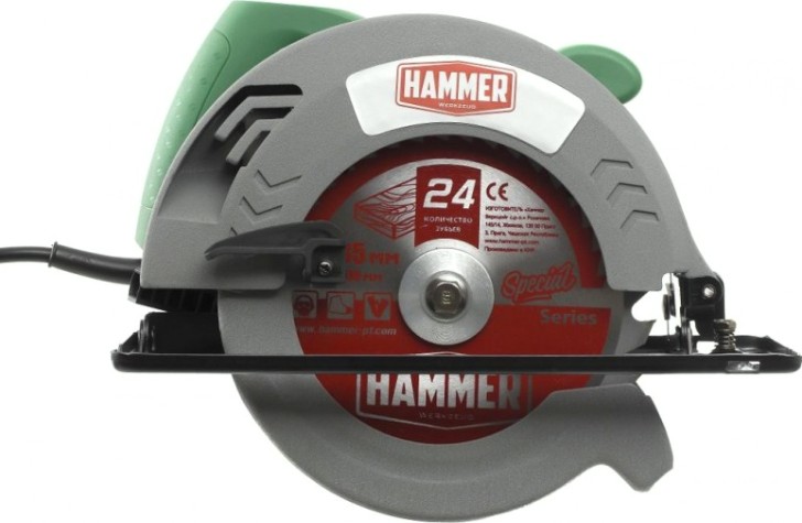 Пила циркулярная сетевая Hammer CRP1500/185 [140-023]