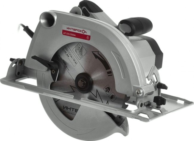 Пила циркулярная сетевая ИНТЕРСКОЛ ДП-235/2000М [554.2.0.70]