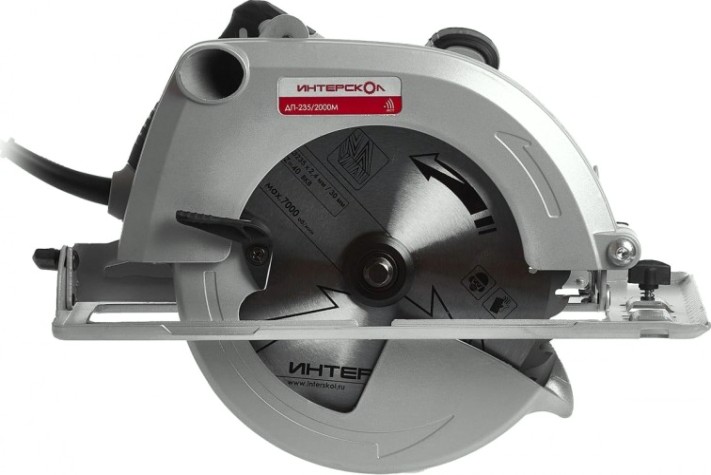 Пила циркулярная сетевая ИНТЕРСКОЛ ДП-235/2000М [554.2.0.70]