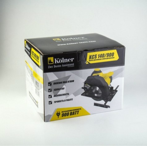 Пила циркулярная сетевая Kolner KCS 140/900 [кн140-900]