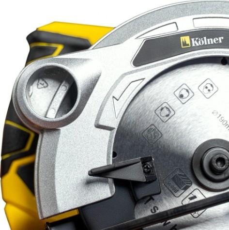 Пила циркулярная сетевая Kolner KCS 190/1600 [кн190-1600]