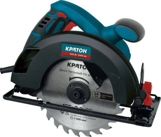 Пила циркулярная сетевая КРАТОН CS-1200/165 [3 03 01 015]