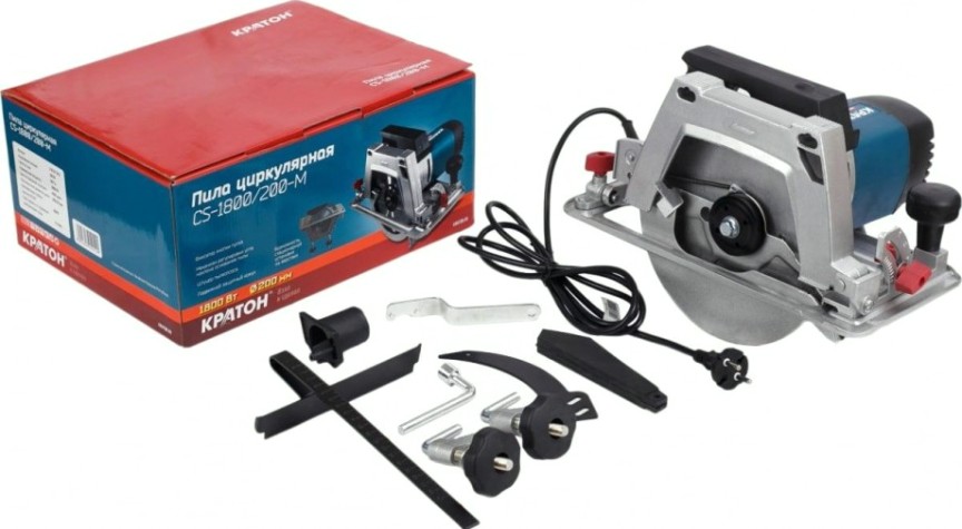 Пила циркулярная сетевая КРАТОН CS-1800/200 [3 03 01 012]
