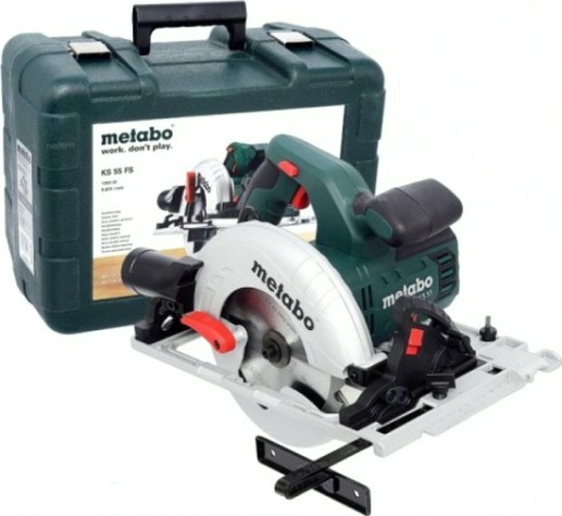 Пила циркулярная сетевая METABO KS 55 FS [600955500] пластиковый кейс